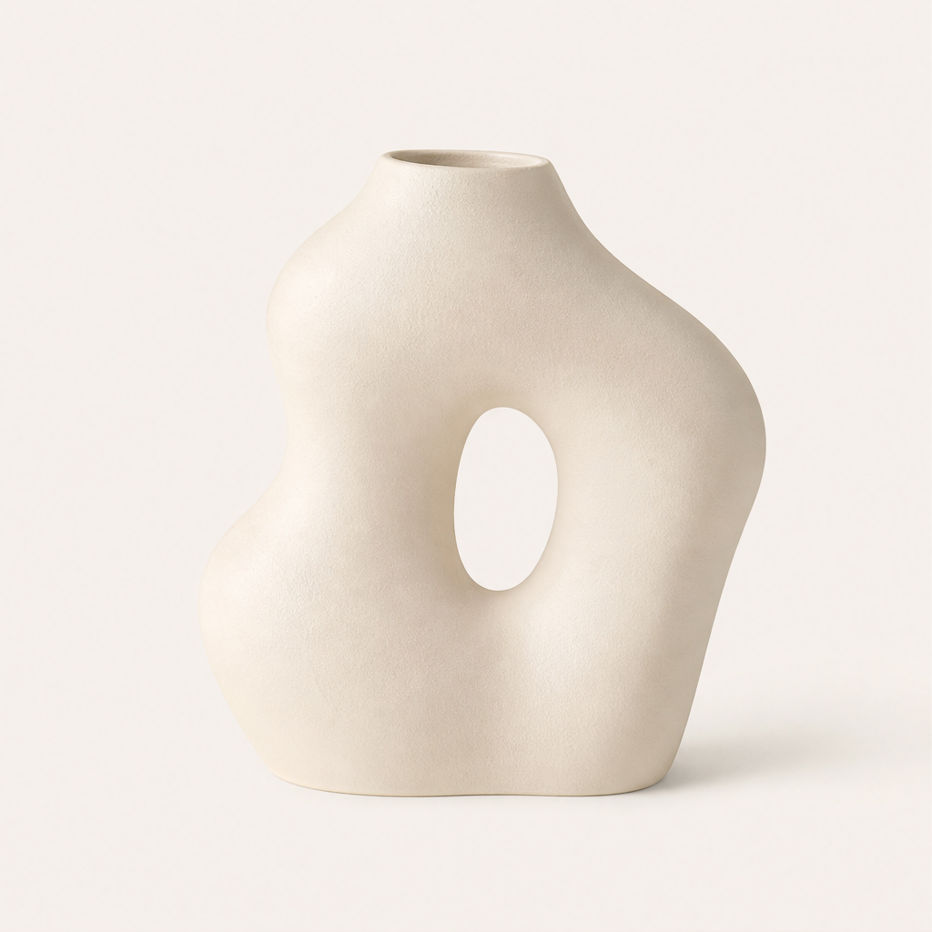 Luxnori® Sculpted Ceramic Vase™