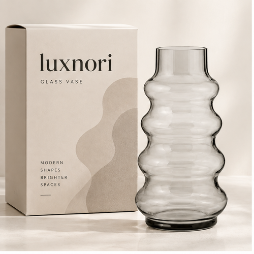 Luxnori® RippleWave Glass Vase