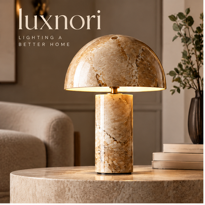 Luxnori® Natural Marble Table Lamp