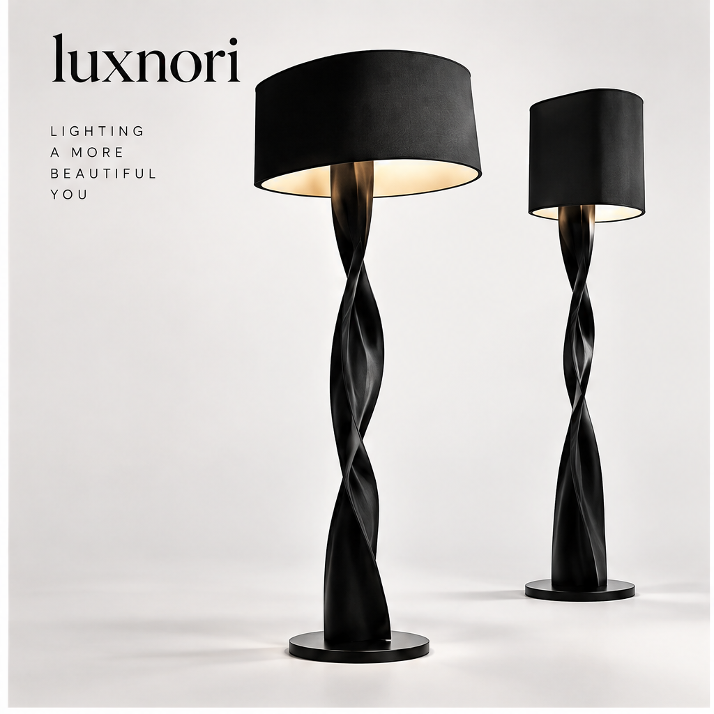 Luxnori® Sculptural Twist Floor Lamp