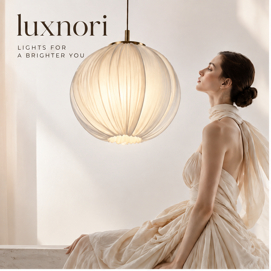Luxnori® Spherical Draped Pendant Light™