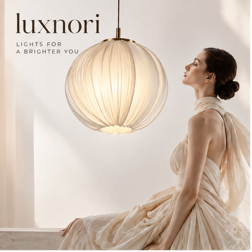 Luxnori® Spherical Draped Pendant Light™