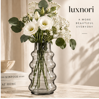 Luxnori® RippleWave Glass Vase