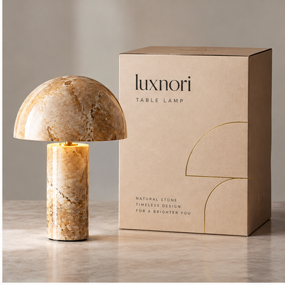 Luxnori® Natural Marble Table Lamp