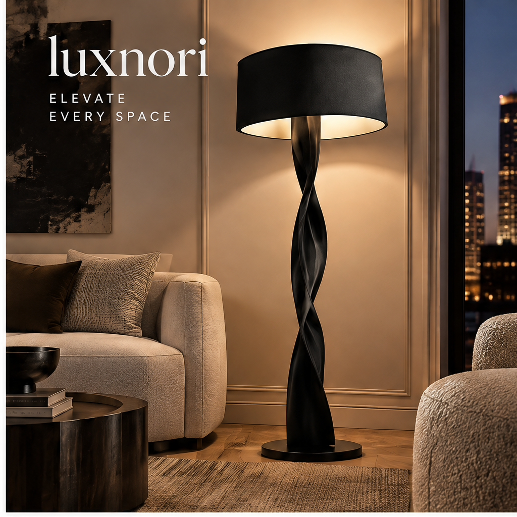 Luxnori® Sculptural Twist Floor Lamp