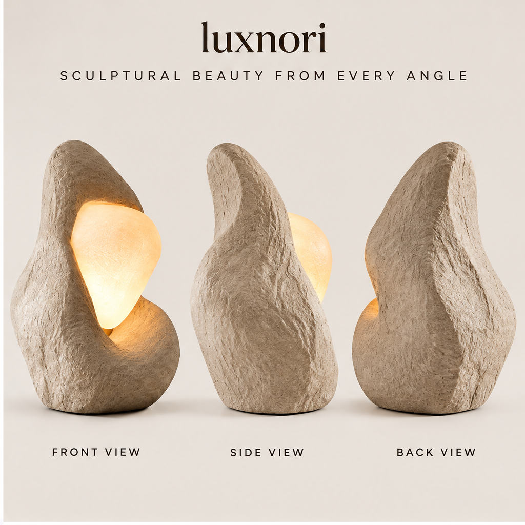 Luxnori® Sculptural Stone Lamp™