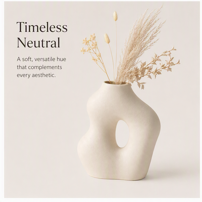 Luxnori® Sculpted Ceramic Vase™