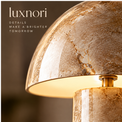 Luxnori® Natural Marble Table Lamp