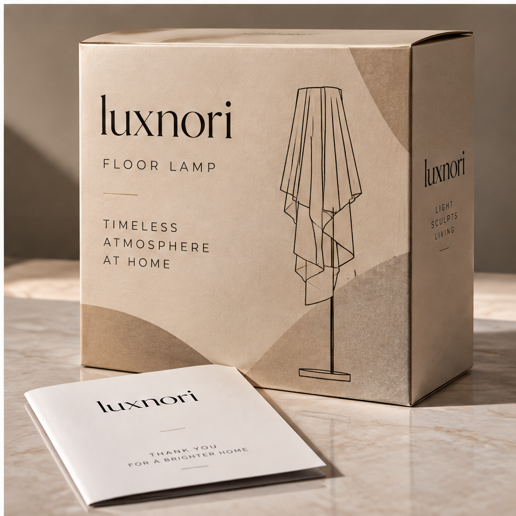Luxnori® Sculptural Pleated Draped Floor Lamp™