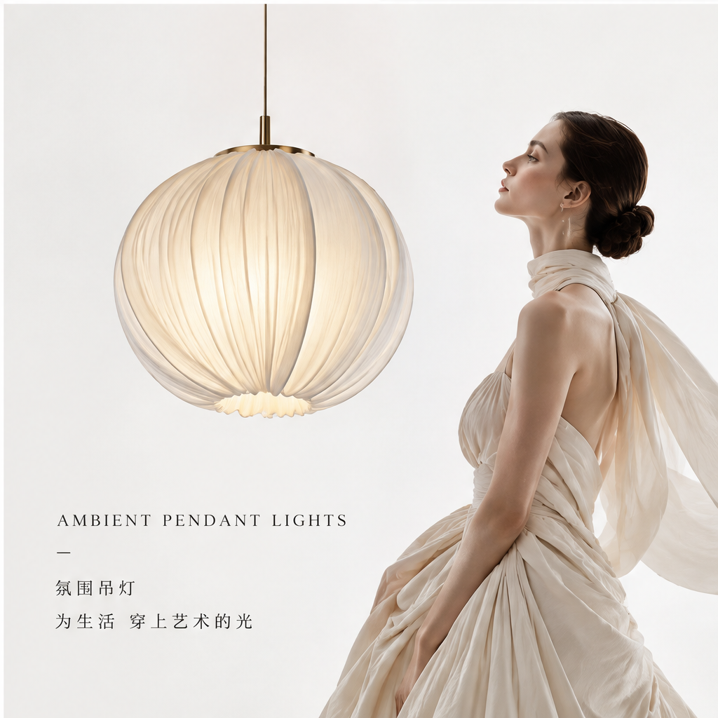 Luxnori® Spherical Draped Pendant Light™